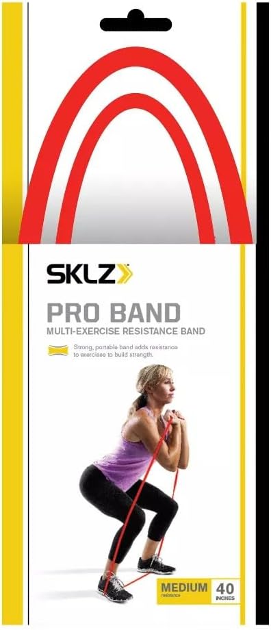 SKLZ Professional Grade Strength Training Resistance Band (40-Inch) 40-Inch/Medium