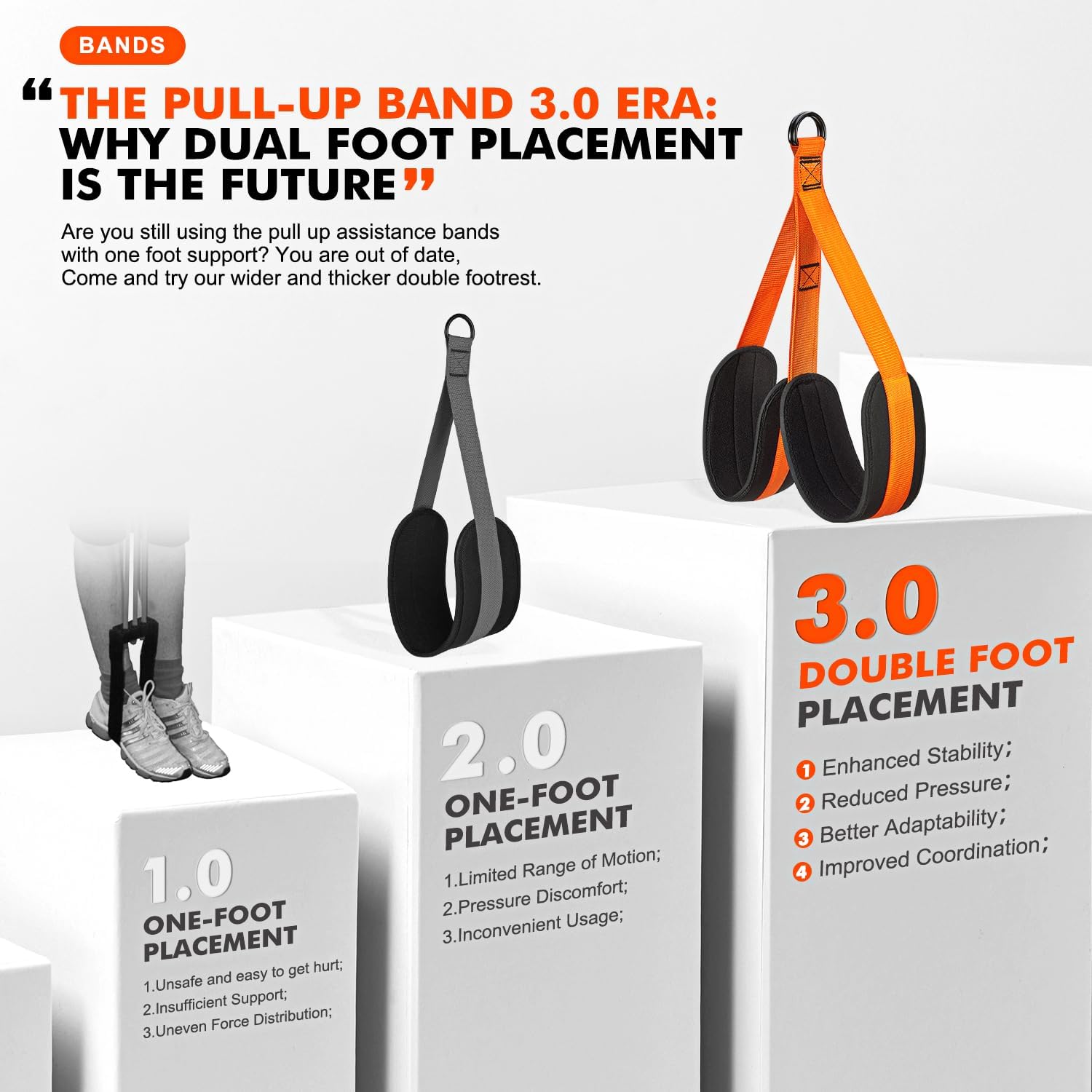 HPYGN Two Foots Pull Up Assistance Bands